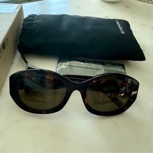 Givenchy 4G Sunglasses, dark havana with brown lenses